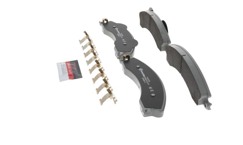 Brembo 09-17 Chevrolet Silverado 2500 HD/GMC Sierra 2500 HD/Silverado 3500 HD Front NAO Brake Pad - P10072N