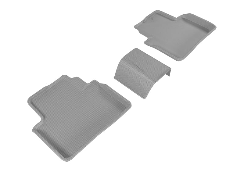 3D MAXpider 2016-2020 Honda Civic Kagu 2nd Row Floormats - Gray - L1HD07421501