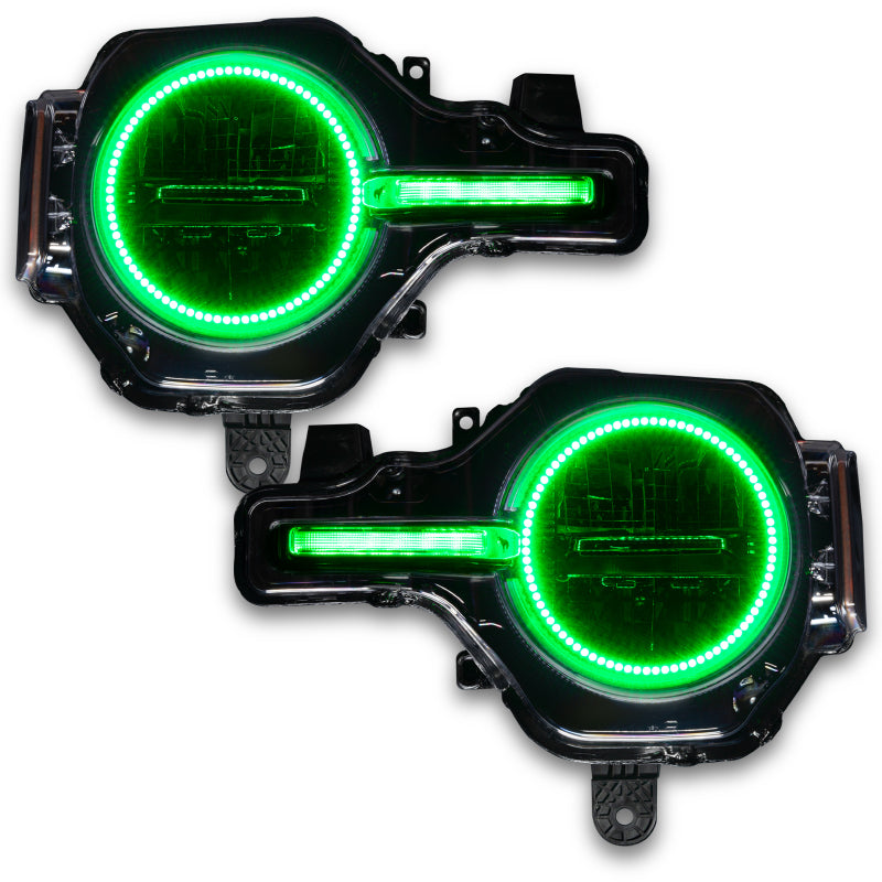 Oracle 2122 Ford Bronco Headlight Halo Kit w/DRL Bar  Base Headlights w/Simple Control SEE WARRANTY - 1471-504