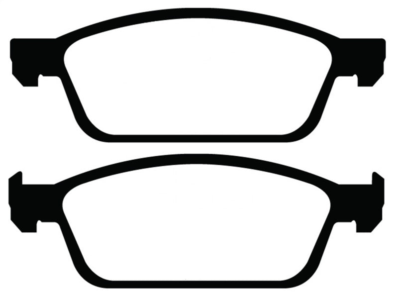 EBC 13+ Ford Escape 1.6 Turbo 4WD Yellowstuff Front Brake Pads - DP43008R