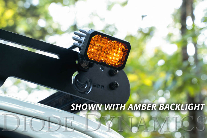 Diode Dynamics Stage Series 2 In LED Pod Sport - Yellow Fog Standard ABL (Pair) - DD6386P by Diode Dynamics - close-up