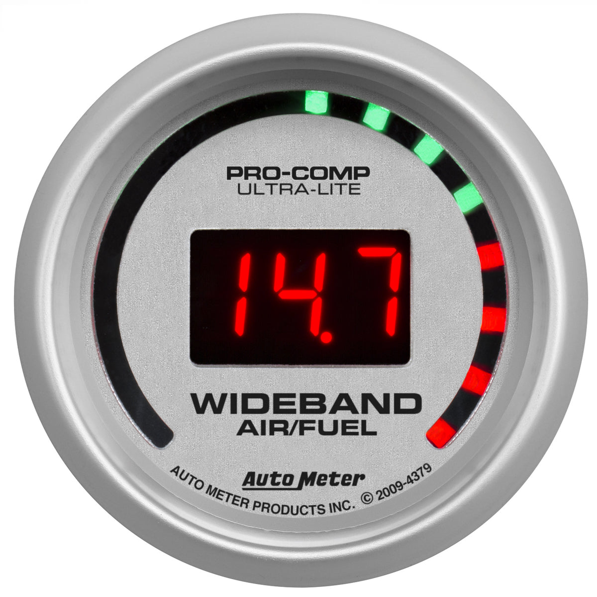 Autometer Ultra-Lite 52mm Digital Wideband Air/Fuel Ratio Street Gauge - 4379
