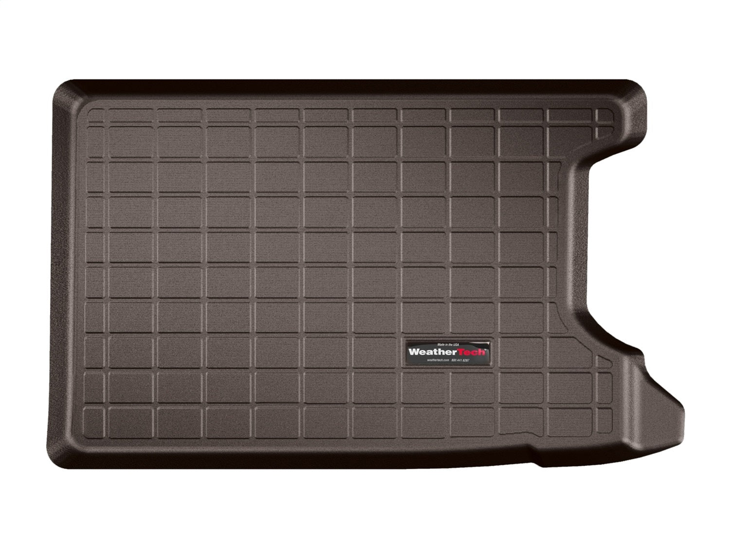 Weathertech - Cargo Liner - Cocoa Behind 2nd Row Seating 12-19 Fiat 500 / 14-19 Fiat 500L / 16-19 Fiat 500X - 43809