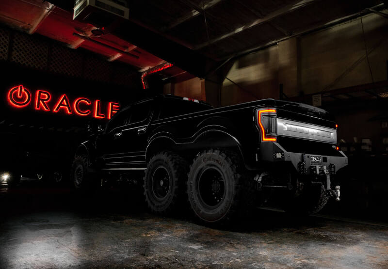 Oracle Lighting 17-22 Ford F-250/350 (Black Series) Flush Mount LED Tail Lights SEE WARRANTY - 5896-504-T