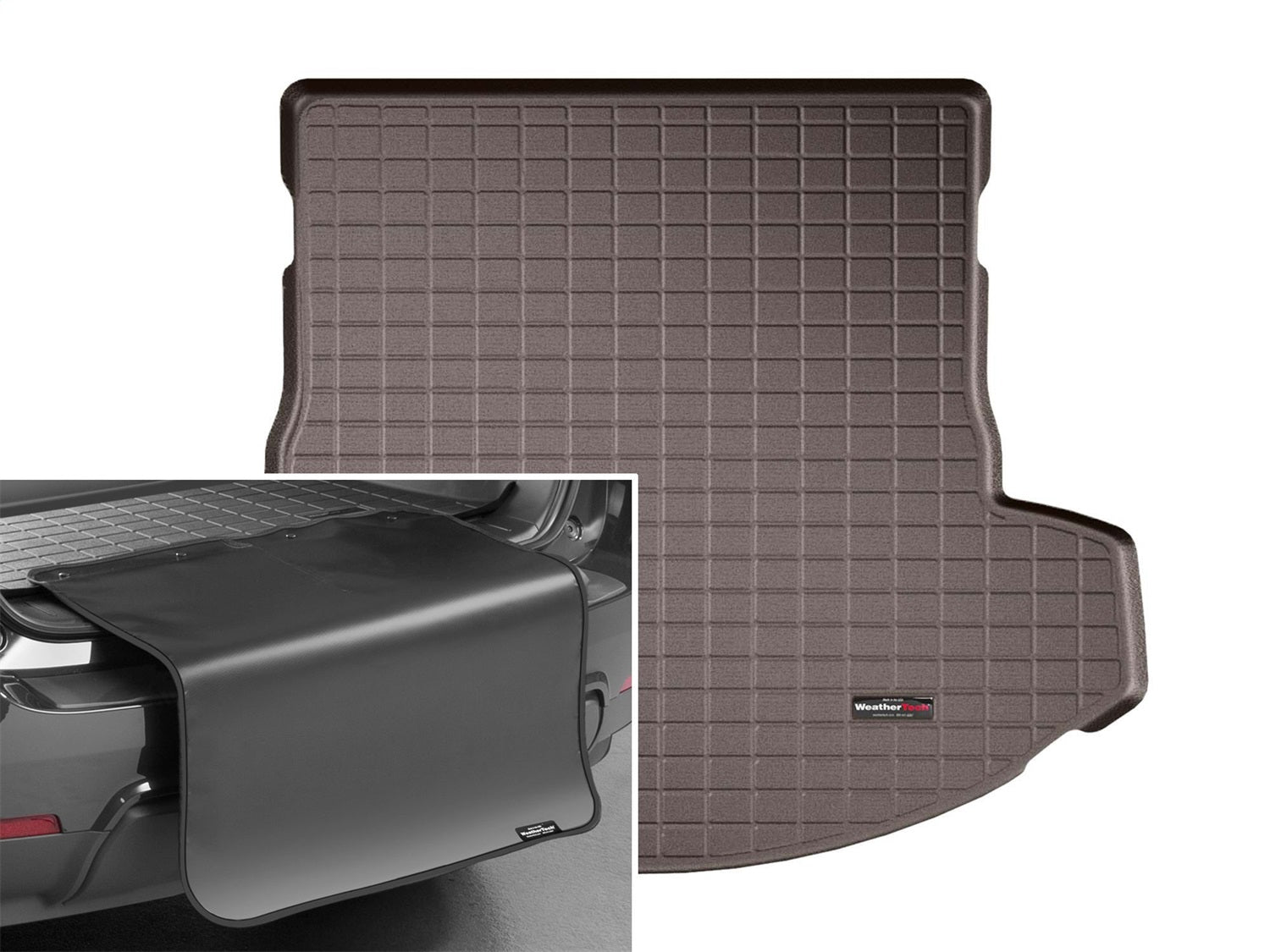 Weathertech - Cargo Liner w/Bumper Protector - Cocoa Behind 2nd Row Seating 16-23 Mazda CX-9 - 43904SK