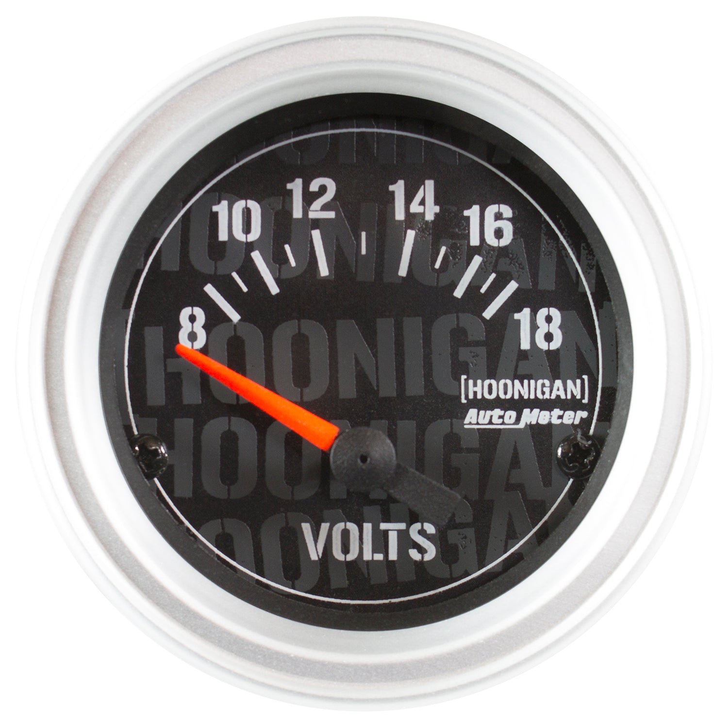 Autometer Hoonigan 52mm 18 Volt Full Electronic Voltage Gauge - 4391-09000