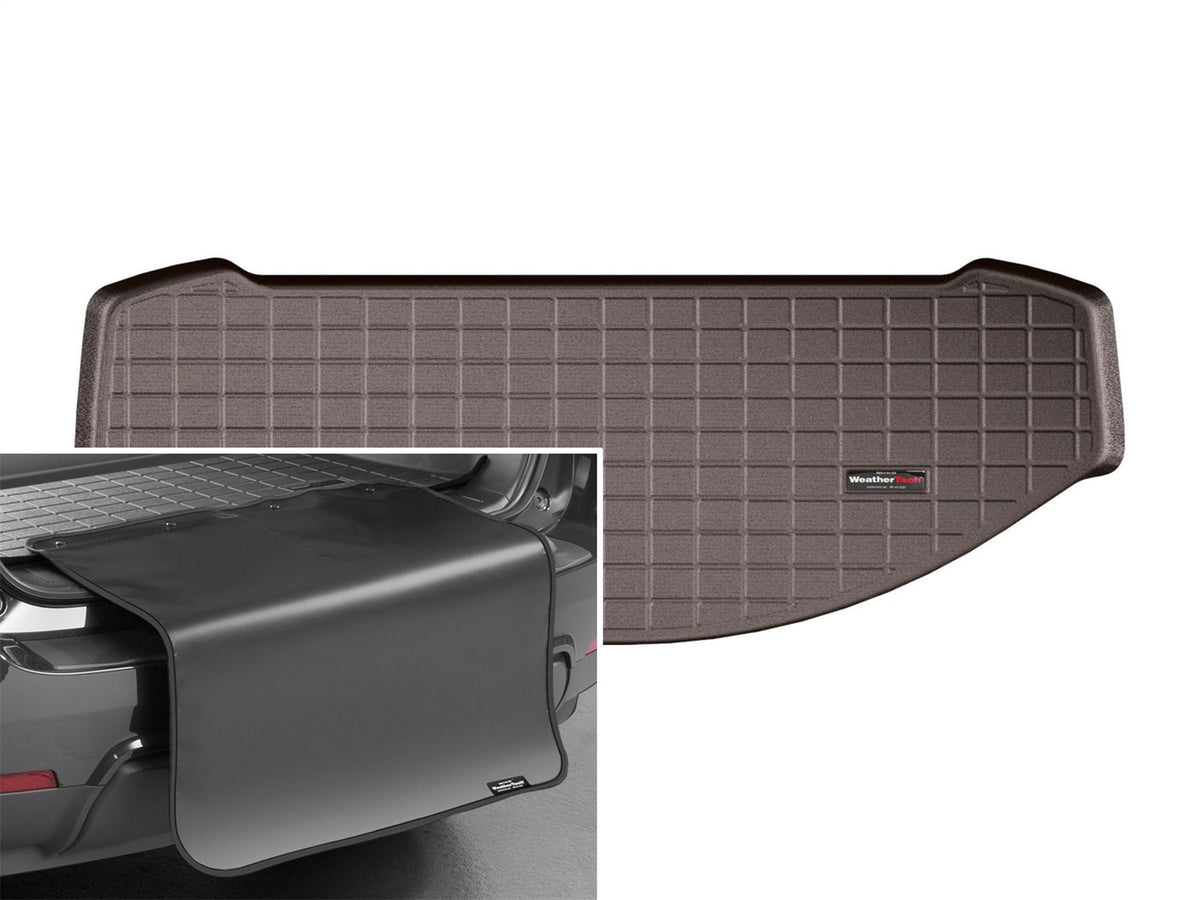 Weathertech - Cargo Liner w/Bumper Protector - Cocoa Behind 3rd Row Seating 16-23 CX 9 - 43931SK