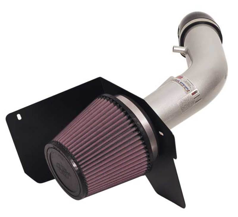 K&N 05-09 Chevy Cobalt 2.2L Silver Typhoon Short Ram Intake - 69-4515TS for 2005-2010 Chevrolet Cobalt - front view
