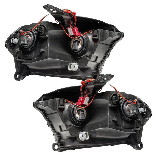 Oracle 11-13 Dodge Durango SMD HL Halogen - Chrome - Red - 7101-003 for 2011-2013 Dodge Durango - front view