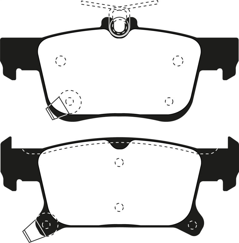 EBC 2016+ Buick Envision 2.0L Turbo Yellowstuff Rear Brake Pads - DP43069R