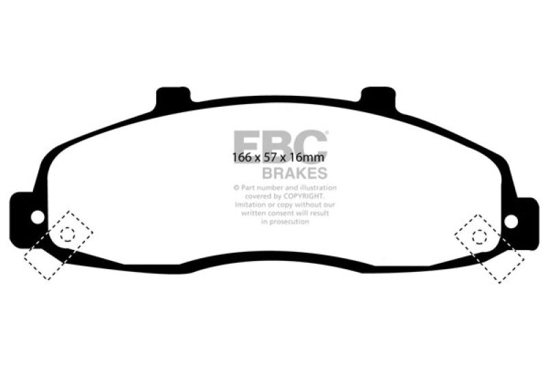 EBC Brakes Bluestuff Street and Track Day Brake Pads - DP51259NDX