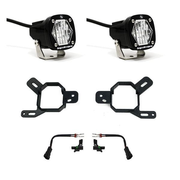Baja Designs 24-25 GM 2500/3500 S1 Fog Pocket Light Kit - Clear - 447878