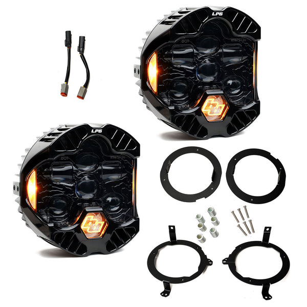 Baja Designs JL/JT DOT LP6 Headlight Kit Amber DRL