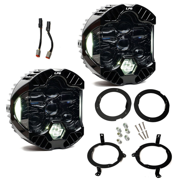 Baja Designs JL/JT DOT LP6 Headlight Kit Clear DRL