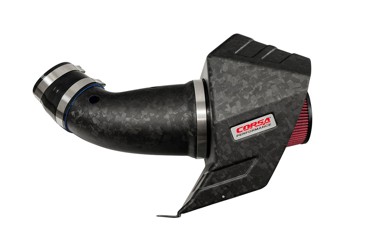 Corsa 2020-2025 Dodge Durango SRT Hellcat Carbon Fiber Air Intake w/ DryTech Forged CF - Black - 44011D-MF