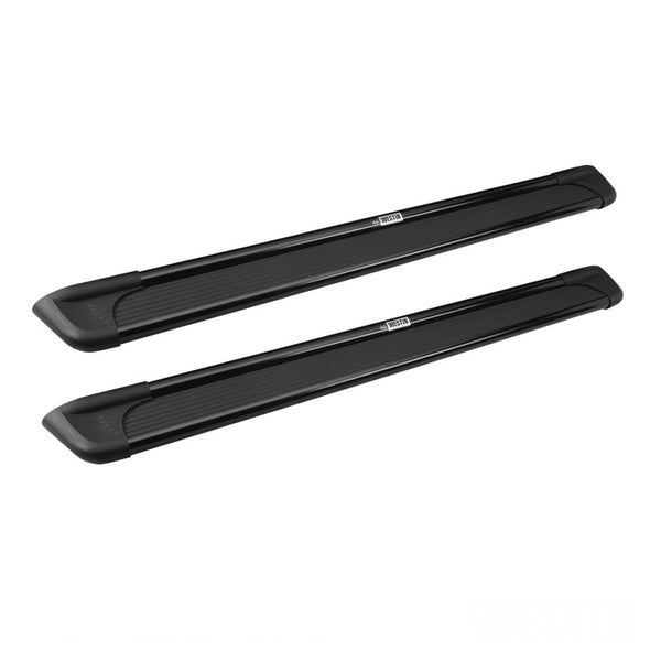 Westin Sure-Grip Aluminum Running Boards 79 in - Black - 27-6135 for 1988-1999 Chevrolet C1500 - front view