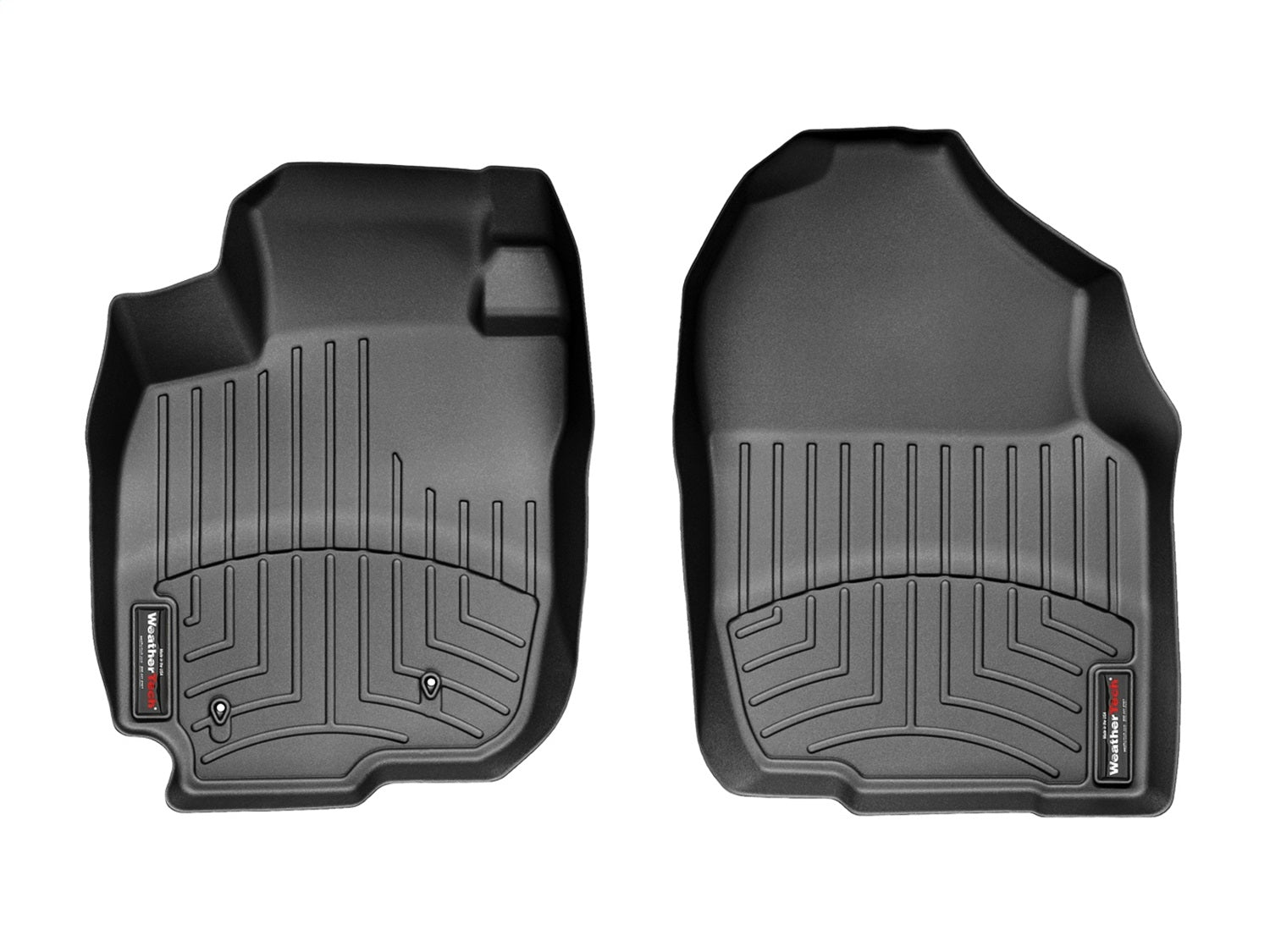 Weathertech - FloorLiner™ DigitalFit® Black Front & Rear Set 06-12 Toyota RAV4 - 44072-1-2