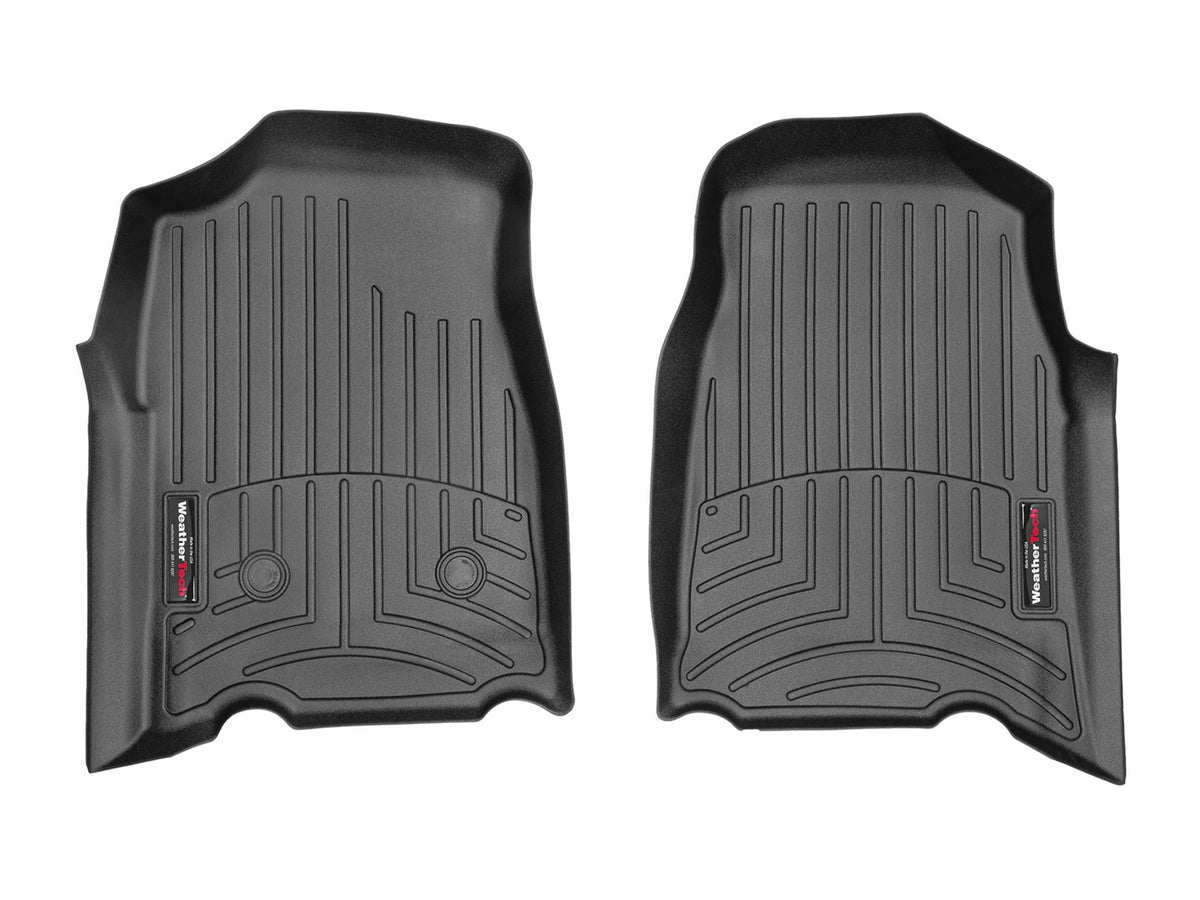 Weathertech - FloorLiner™ DigitalFit® Black Front & Rear Set - 44076-1-2