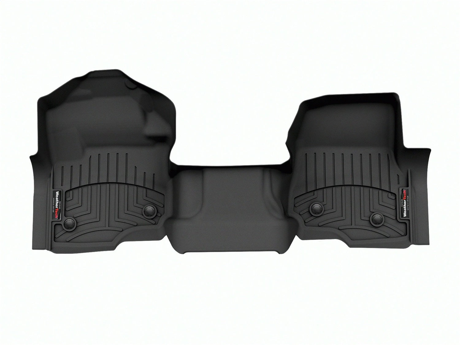 Weathertech - FloorLiner™ DigitalFit® Black Front & Rear Set 23-26 Ford F-250 / 23-26 Ford F-350 - 4410331V-446975