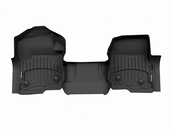 Weathertech - FloorLiner™ DigitalFit® Black Front & Rear Set 23-25 Ford F-250 / 23-25 Ford F-350 - 4410331V-4410123