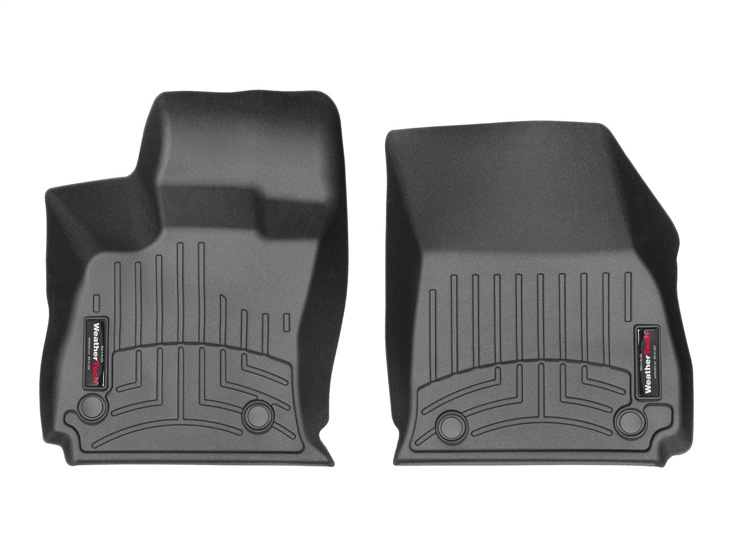 Weathertech - FloorLiner™ DigitalFit® Black Front & Rear Set 17-20 Lincoln Continental - 441034-1-2