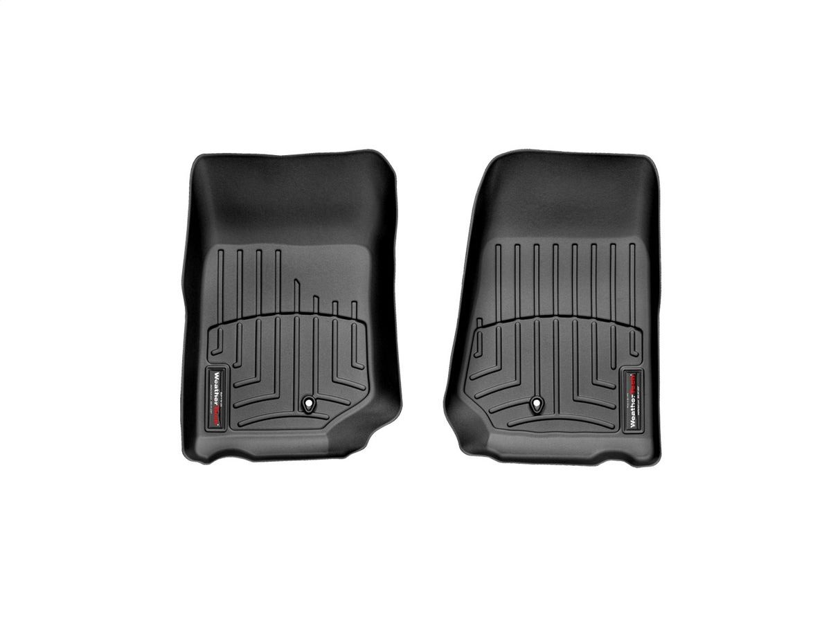 Weathertech - FloorLiner™ DigitalFit® Black Front & Rear Set 07-13 Jeep Wrangler - 44105-1-2IM