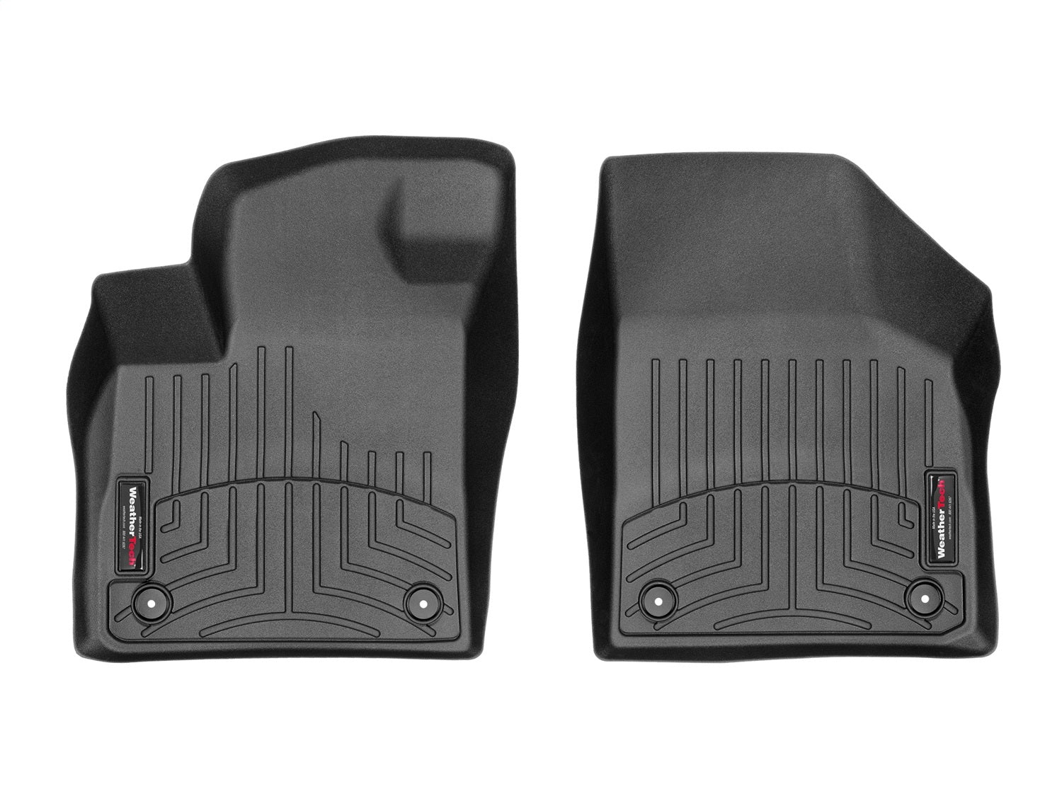Weathertech - FloorLiner™ DigitalFit® Black Front & Rear Set 18-24 Volkswagen Atlas - 441084-1-4IM