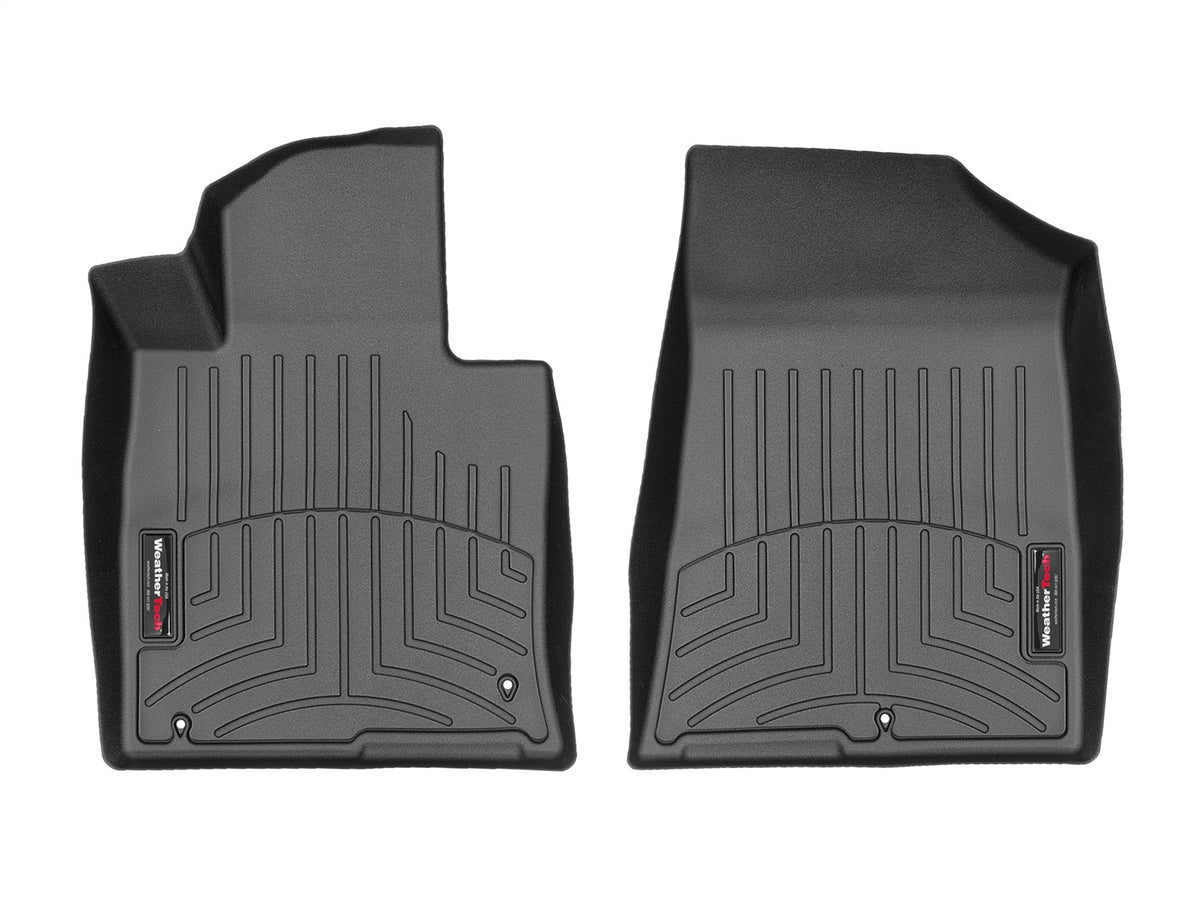 Weathertech - FloorLiner™ DigitalFit® Black Front & Rear Set - 441114-1-2