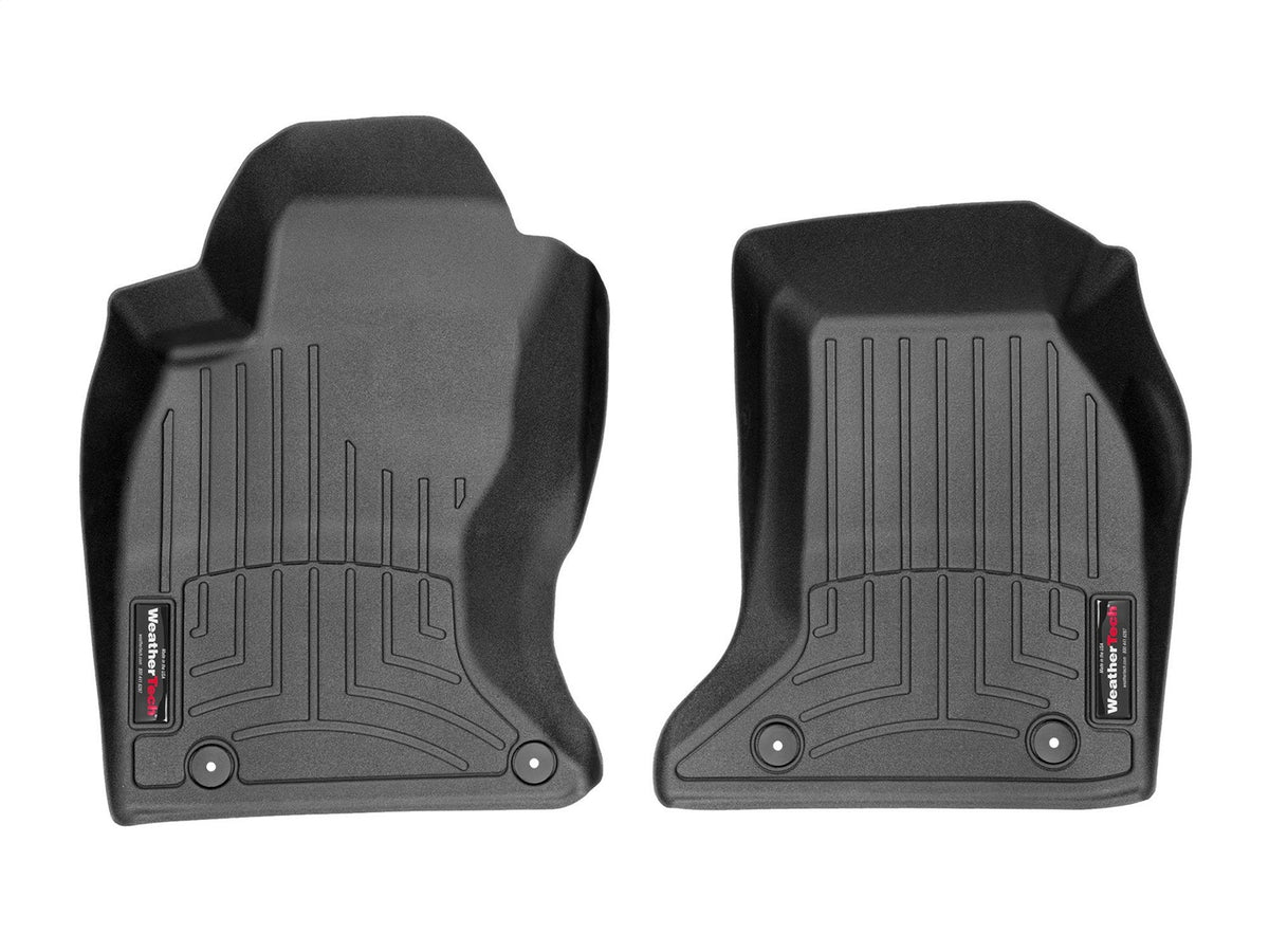 Weathertech - FloorLiner™ DigitalFit® Black Front & Rear Set for A6 / Altima / RS6 / S6 - 441182-1-2