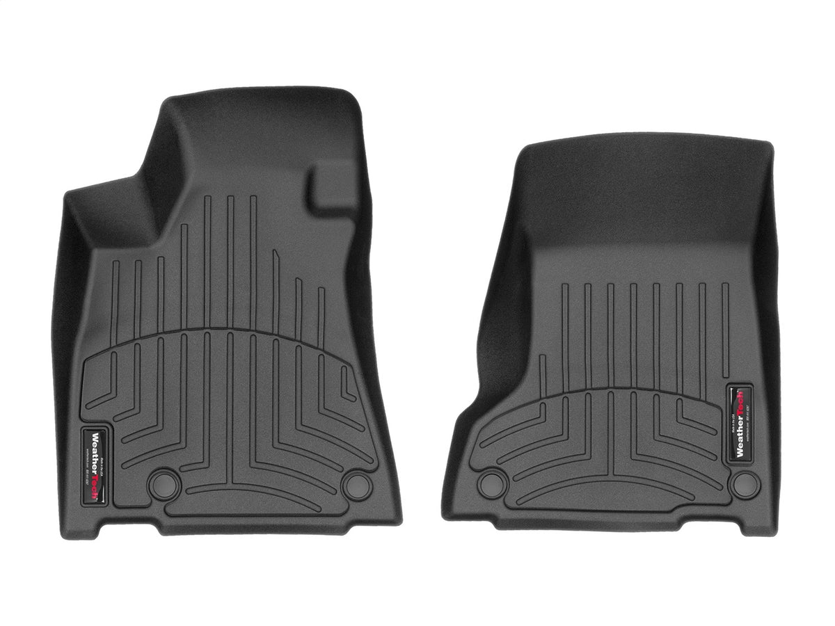 Weathertech - FloorLiner™ DigitalFit® Black Front & Rear Set 17-18 Maserati Levante - 441184-1-2