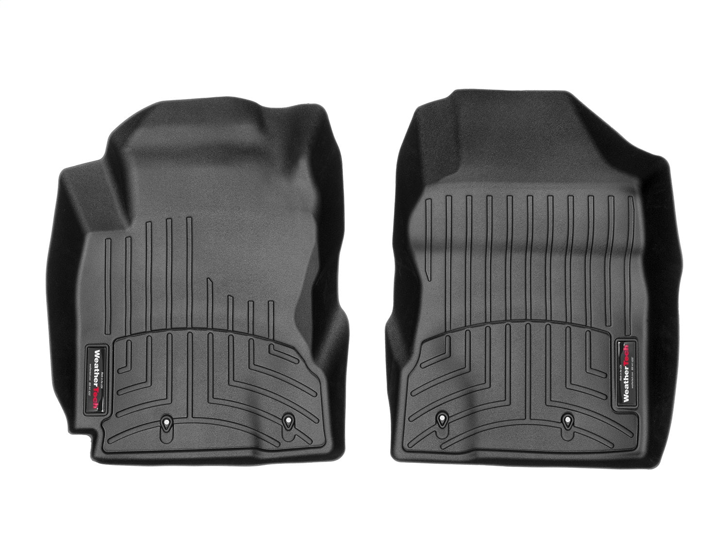 Weathertech - FloorLiner™ DigitalFit® Black Front & Rear Set 04-06 Scion xB - 441195-1-2