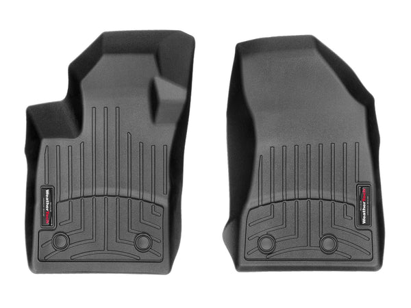 Weathertech - FloorLiner™ DigitalFit® Black Front & Rear Set 17-25 Jeep Compass - 441205-1-2