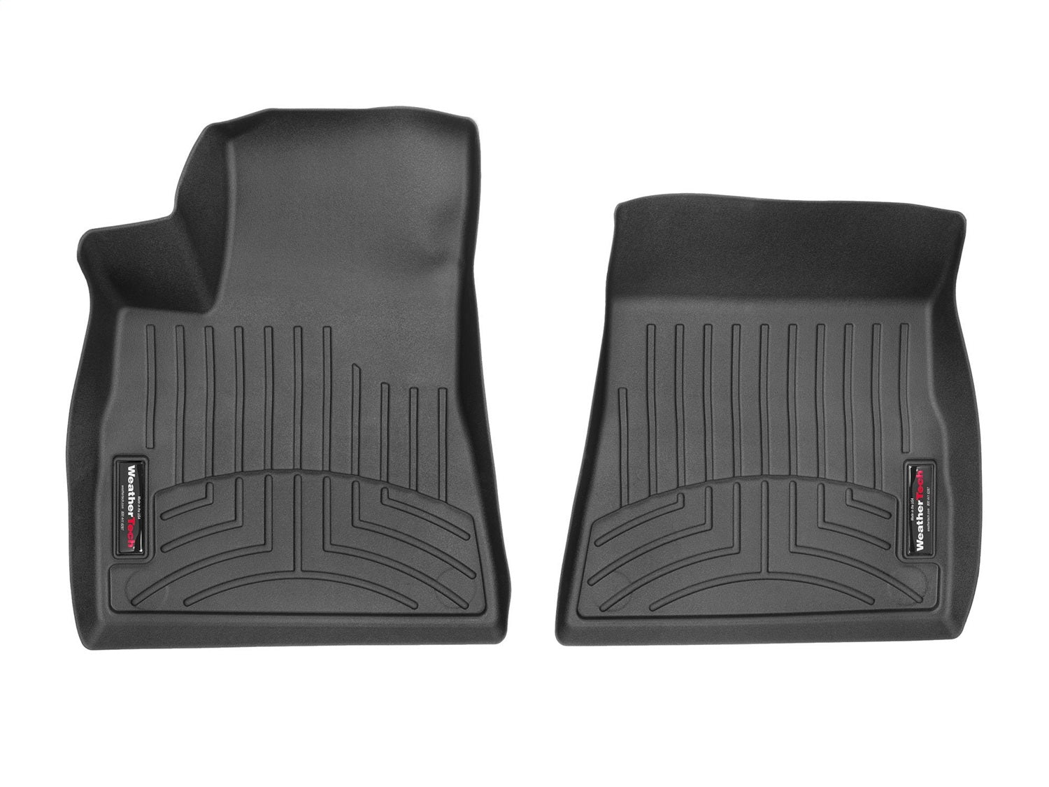 Weathertech - FloorLiner™ DigitalFit® Black Front & Rear Set 17-25 Tesla 3 - 441220-1-2