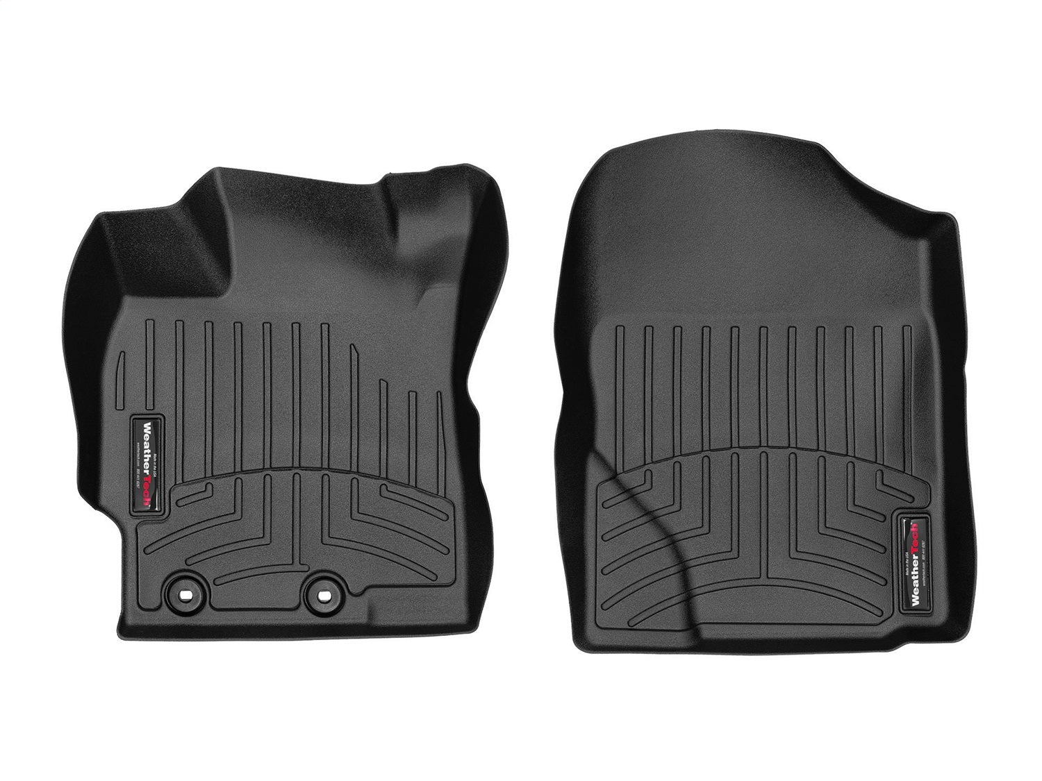 Weathertech - FloorLiner™ DigitalFit® Black Front & Rear Set 12-14 Toyota Yaris - 4412261-444182