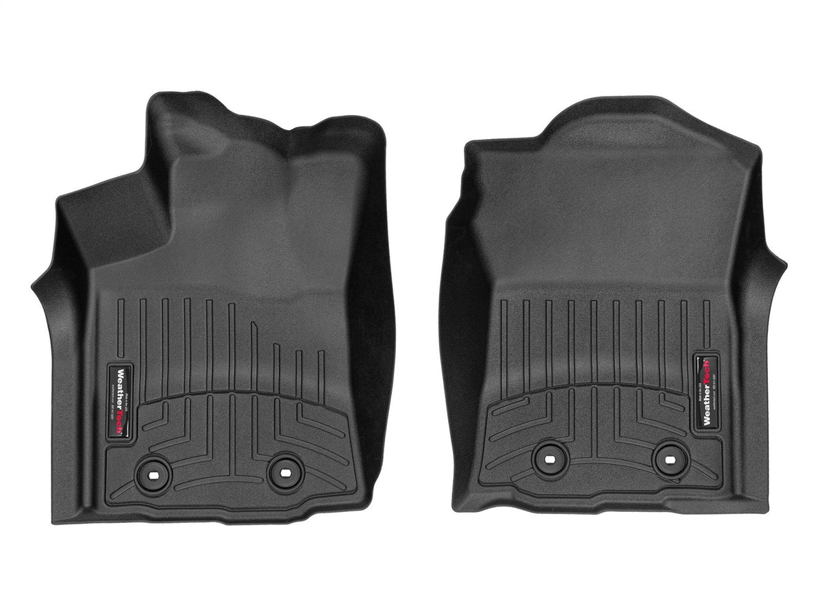 Weathertech - FloorLiner™ DigitalFit® Black Front & Rear Set 18-23 Toyota Tacoma - 4412991-448722