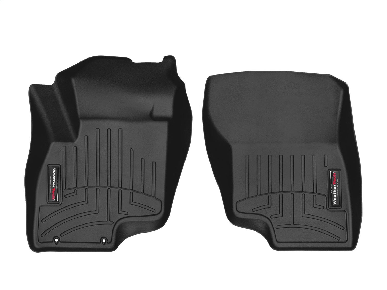 Weathertech - FloorLiner™ DigitalFit® Black Front & Rear Set 18-22 Mitsubishi Outlander-PHEV - 441307-1-2