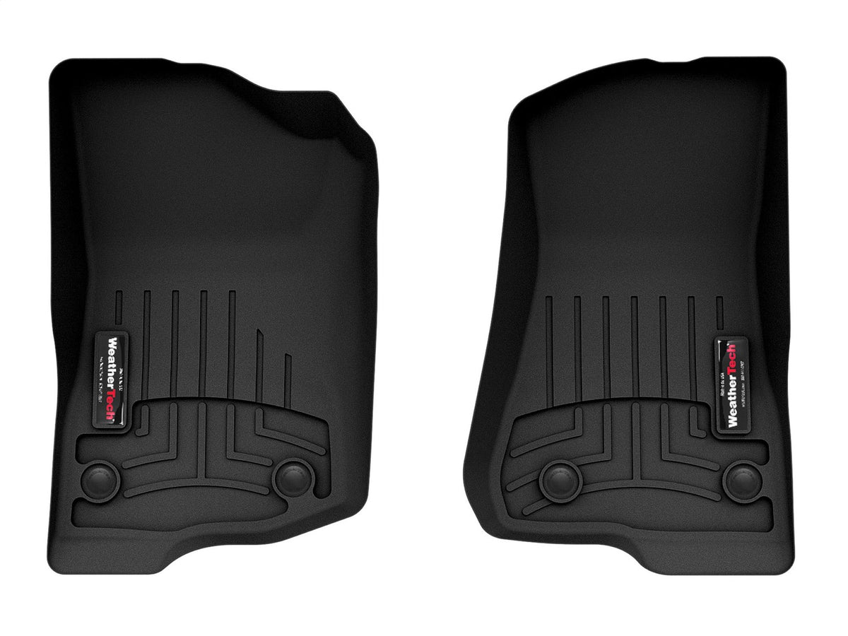 Weathertech - FloorLiner™ DigitalFit® Black Front & Rear Set 18-26 Jeep Wrangler - 441313-1-2IM