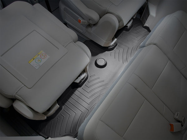 Weathertech - FloorLiner™ DigitalFit® Black Front, Rear & Third Row Set - 441413-1-2IM