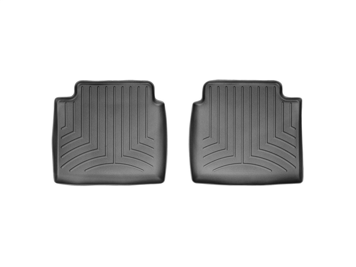 Weathertech - FloorLiner™ DigitalFit® Black Front & Rear Set 08-12 Chevrolet Malibu / 07-09 Saturn Aura - 442261-441442
