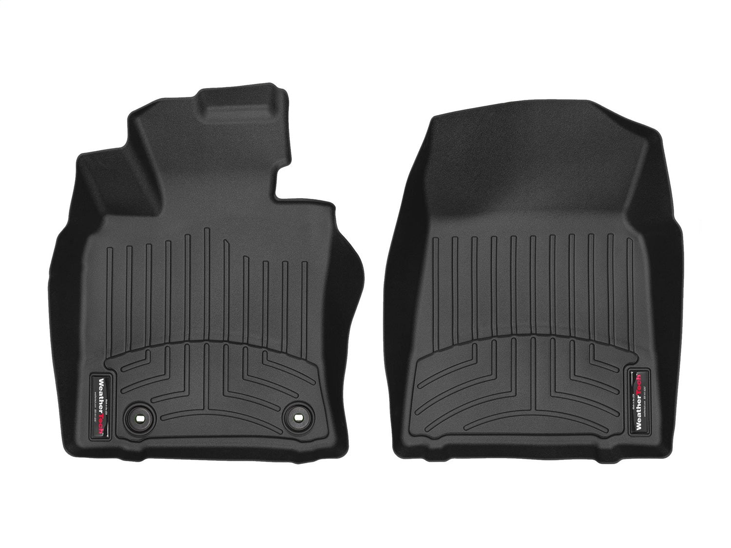 Weathertech - FloorLiner™ DigitalFit® Black Front & Rear Set 19-22 Toyota Avalon - 441457-1-2