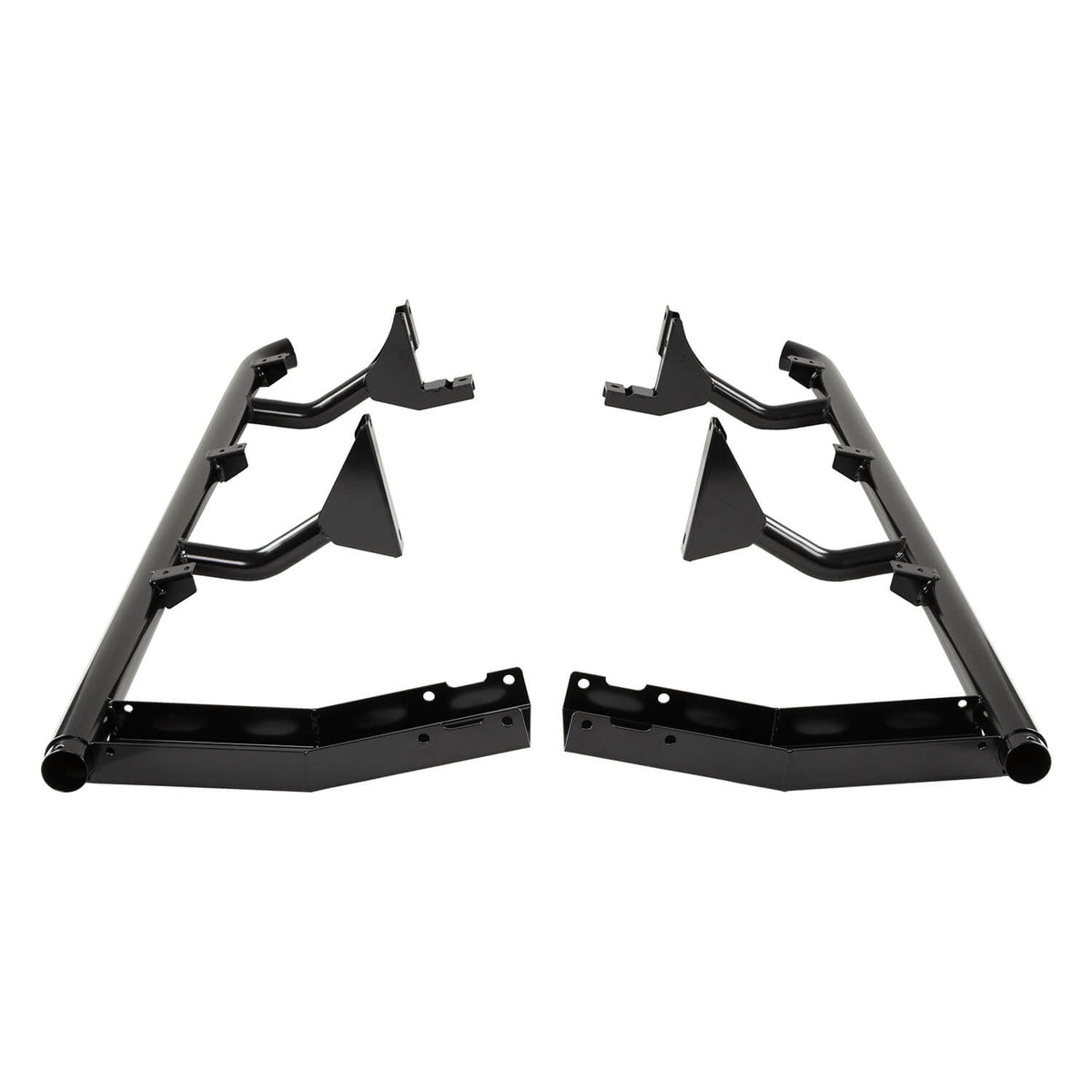 ARB Summit Step Section Hilux Dc/Ec Blk 15On - 4414620 by ARB - front view