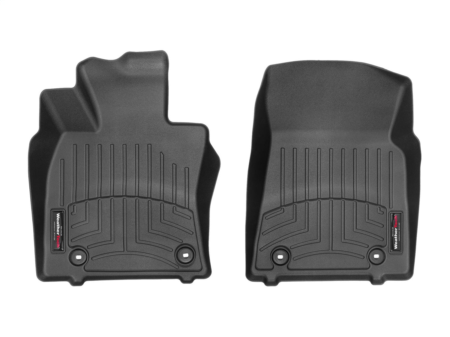Weathertech - FloorLiner™ DigitalFit® Black Front & Rear Set 19-25 Lexus ES - 441496-1-2