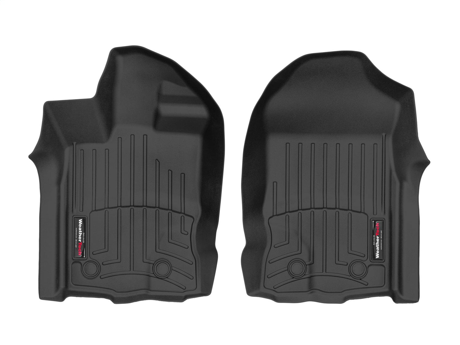 Weathertech - FloorLiner™ DigitalFit® Black Front & Rear Set 19-23 Ford Ranger - 441518-1-3