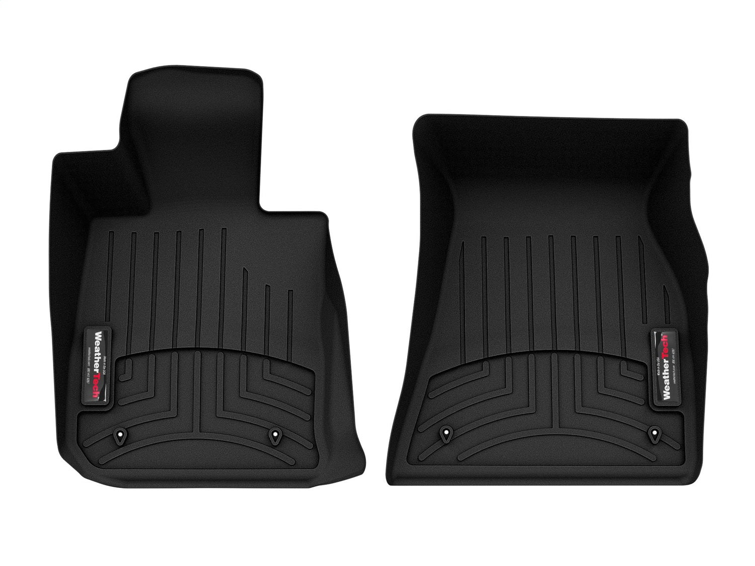 Weathertech - FloorLiner™ DigitalFit® Black Front & Rear Set 19-20 BMW 3-Series - 441530-1-2