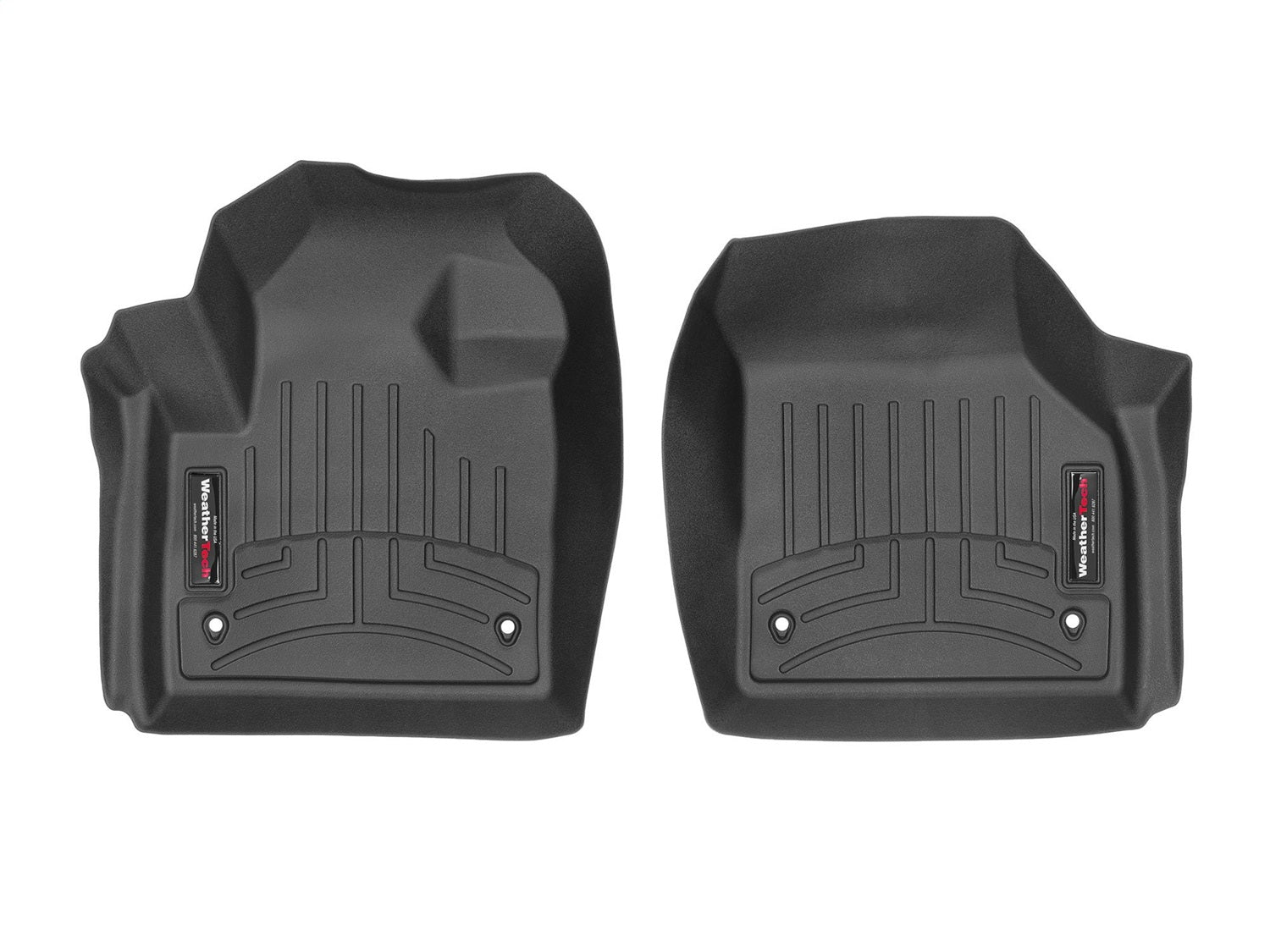 Weathertech - FloorLiner™ DigitalFit® Black Front & Rear Set 20-25 Land Rover Discovery-Sport - 441589-1-2
