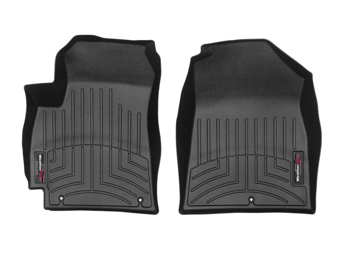 Weathertech - FloorLiner™ DigitalFit® Black Front & Rear Set 07-12 Hyundai Veracruz / 21-26 Kia Seltos - 441592-1-2IM