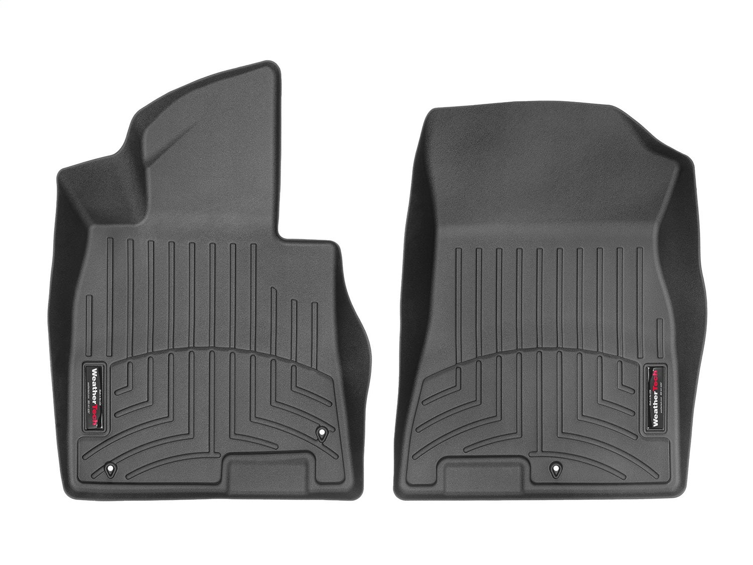 Weathertech - FloorLiner™ DigitalFit® Black Front & Rear Set 21-26 Kia K5 - 441598-1-3