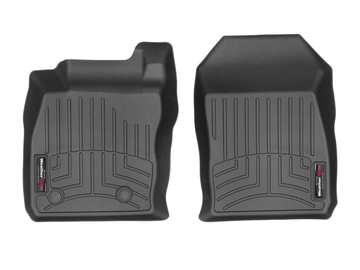 Weathertech - FloorLiner™ DigitalFit® Black Front & Rear Set 14-19 Ford Fiesta - 4416021-443233