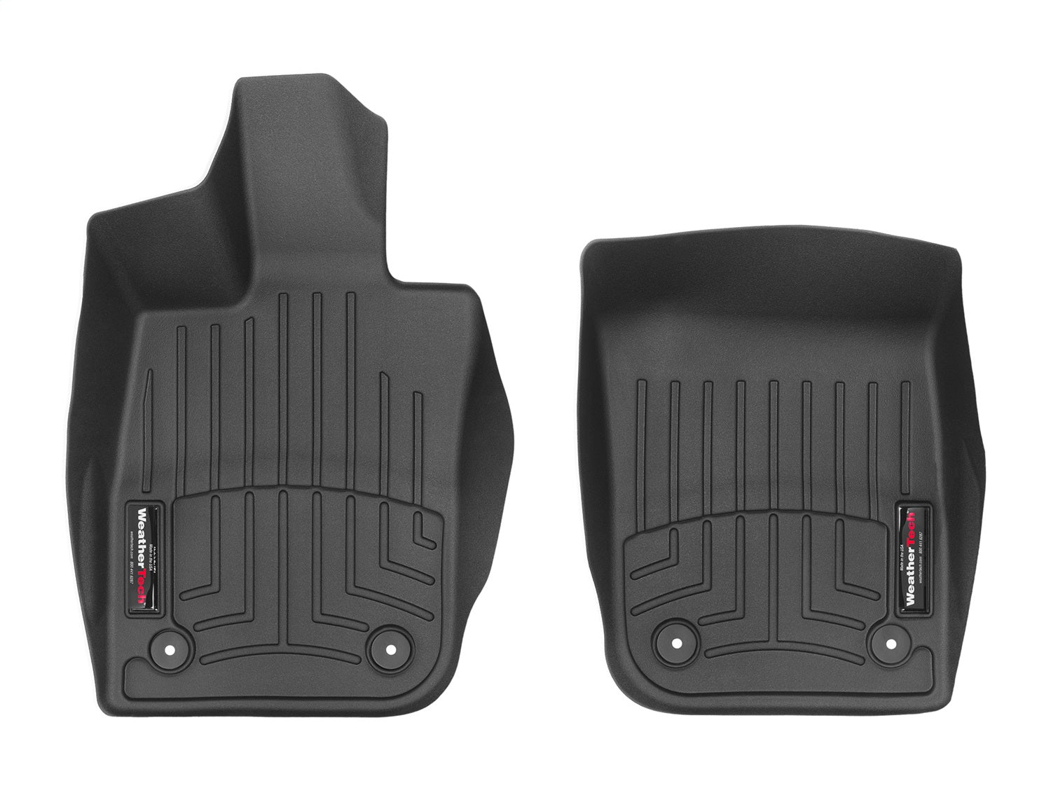 Weathertech - FloorLiner™ DigitalFit® Black Front & Rear Set 20-24 Bentley Continental - 441633-1-2
