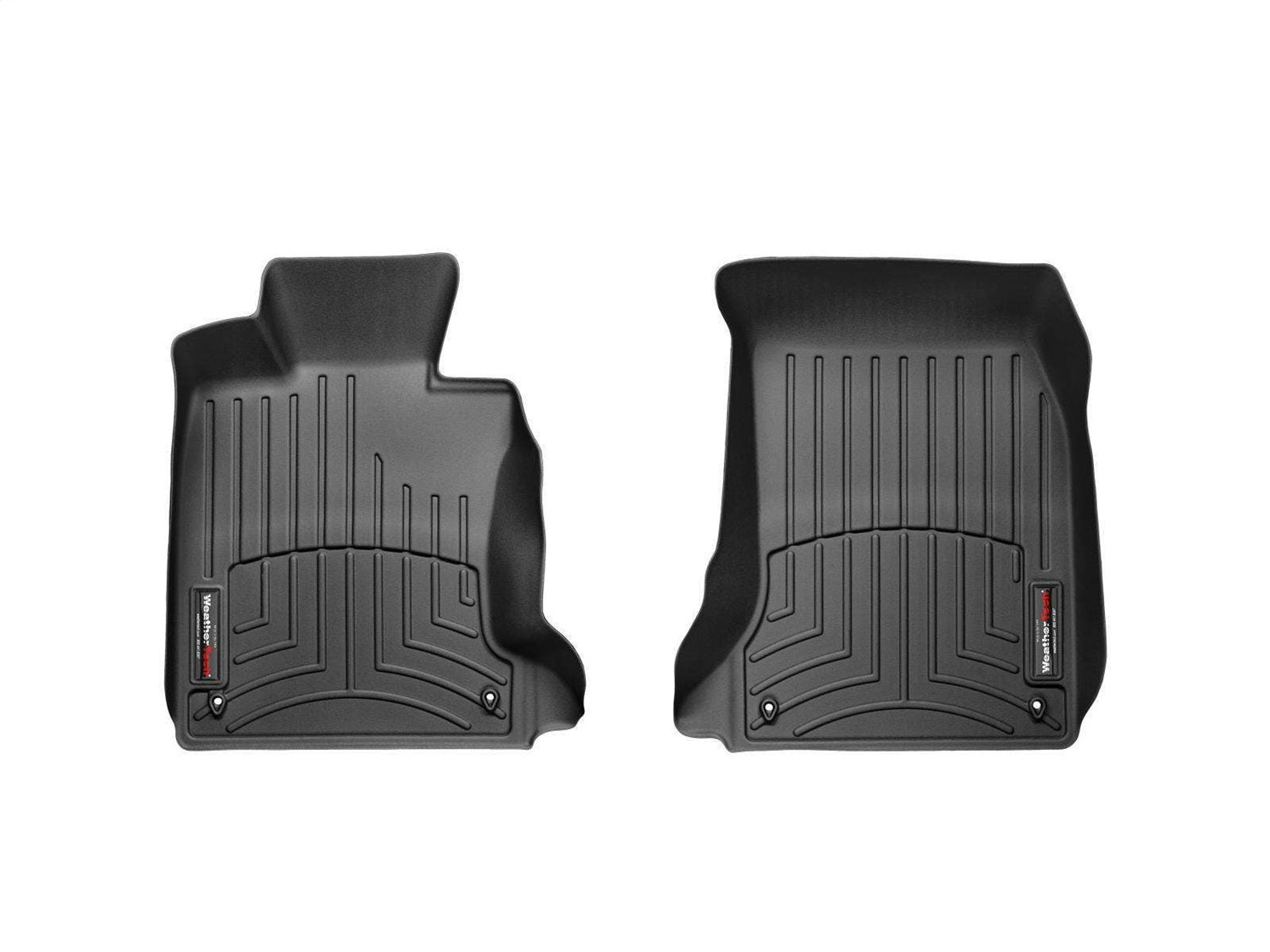 Weathertech - FloorLiner™ DigitalFit® Black Front & Rear Set 04-10 BMW 5-Series / 06-10 BMW M5 - 44164-1-2